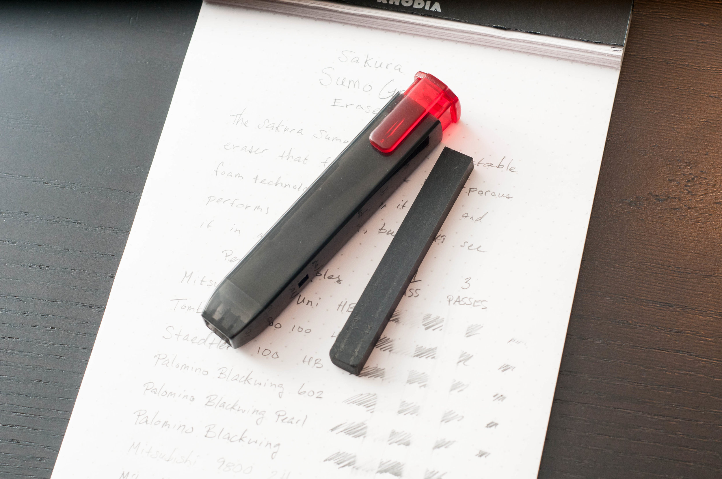 Sakura Sumo Grip Retractable Eraser Review — The Pen Addict